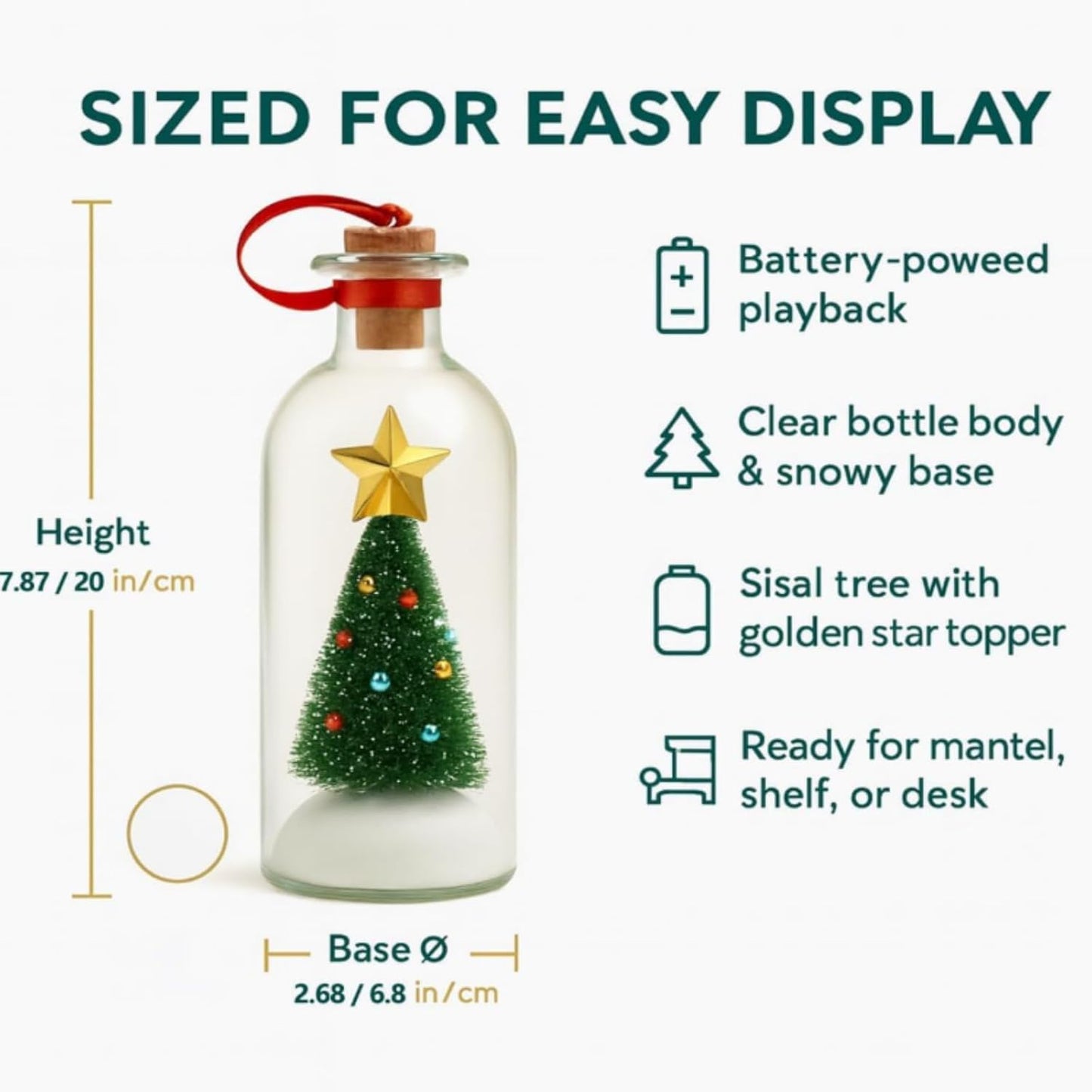 Christmas Tree Message In A Bottle