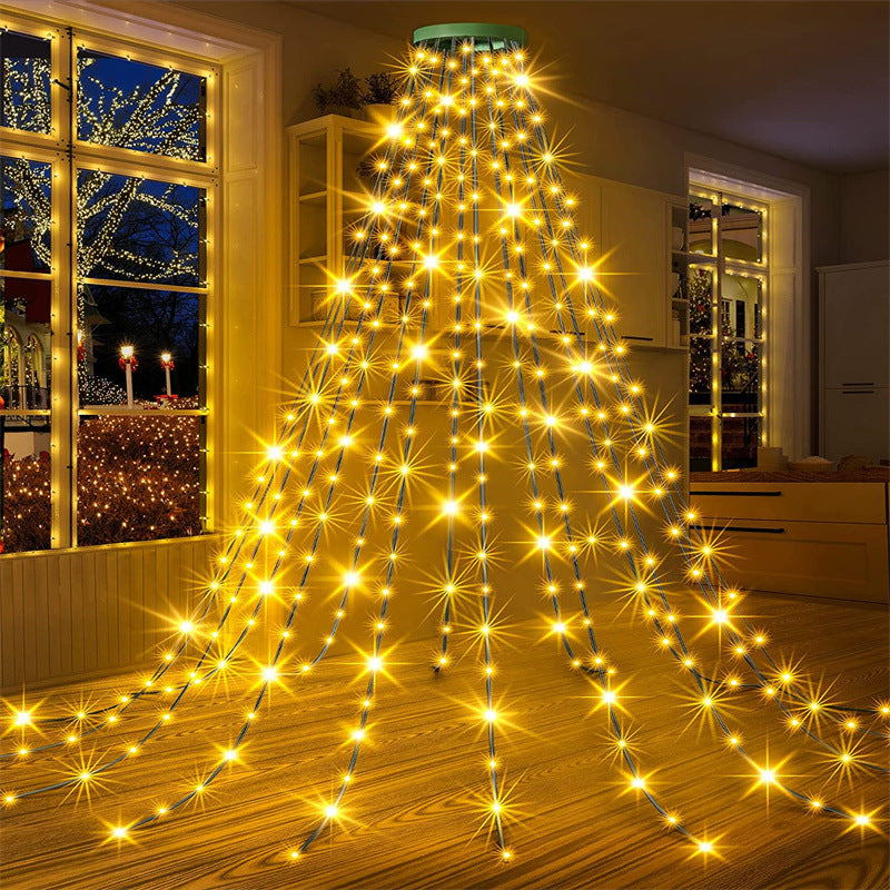 Christmas Tree Decoration LED Waterfall String Lights