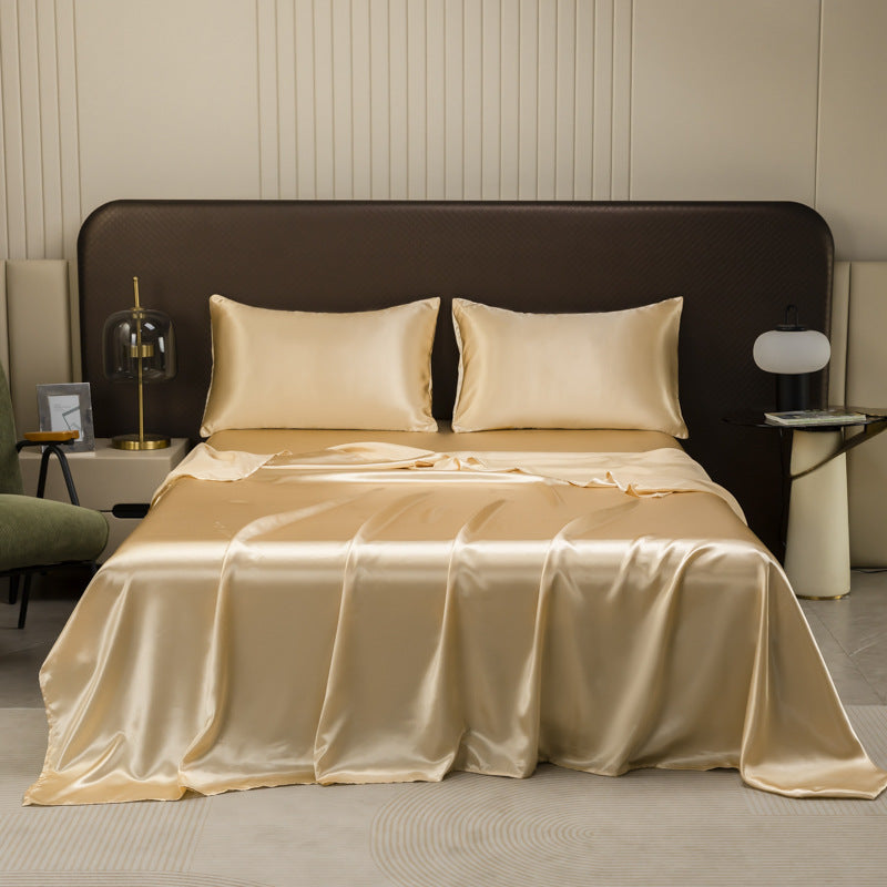 Elegant Comfort Fine Silky Satin Bed Sheet (3PCS SET)