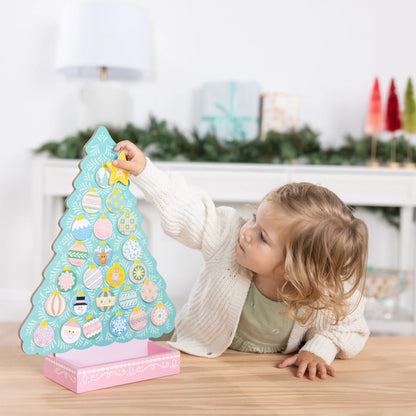 Countdown to Christmas Wooden Magnetic Advent Calendar