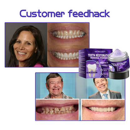 NATRAVOR™ Teeth Restoration Mineral Powder🦷(ADA recommended) (🎁Flash Sale - Don’t Miss Out)