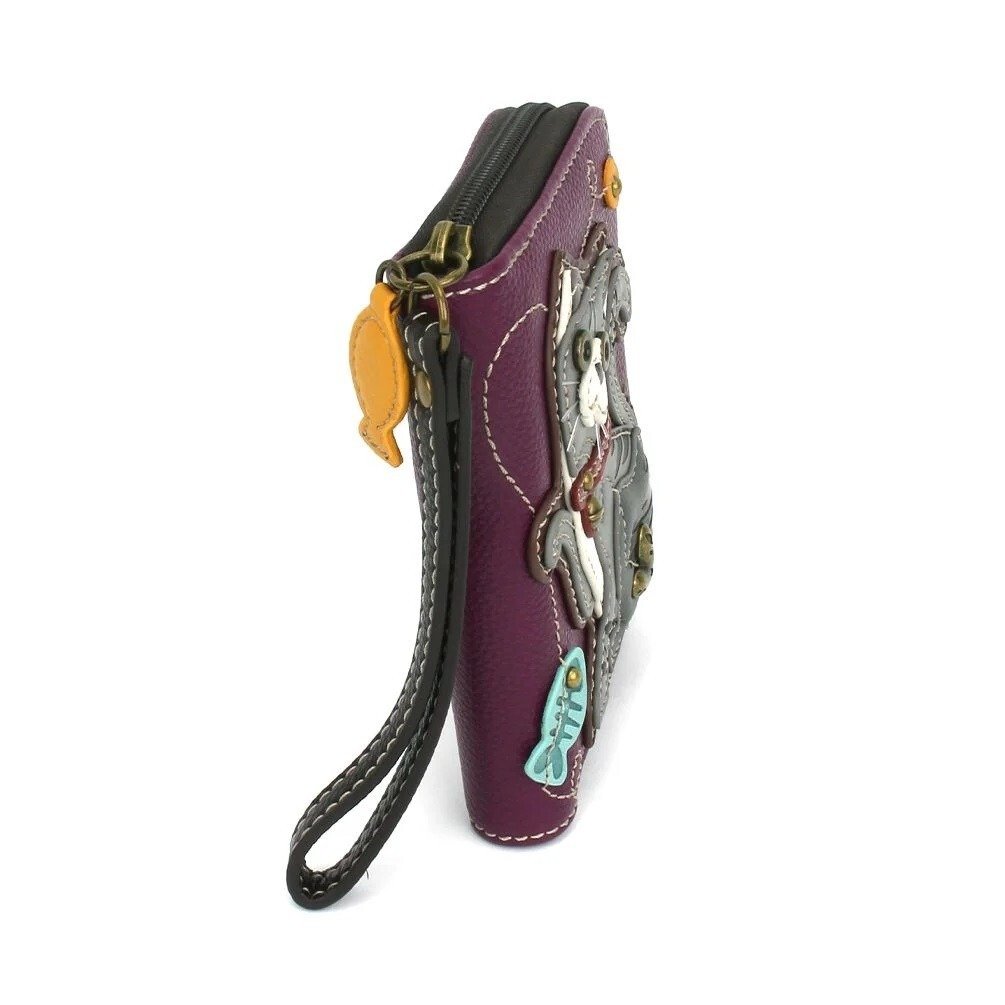 💕Hot sale 49% OFF💖🐾 Zip Around Wallet – Gray Tabby Cat 💜