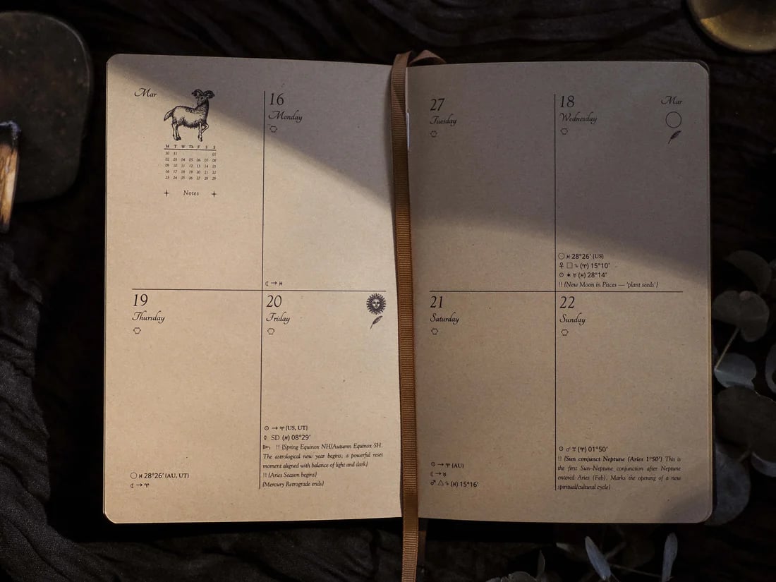 🔥Last Day 49% OFF - 🪐2026 Celestial Journal – Seasonal & Astrological Almanac