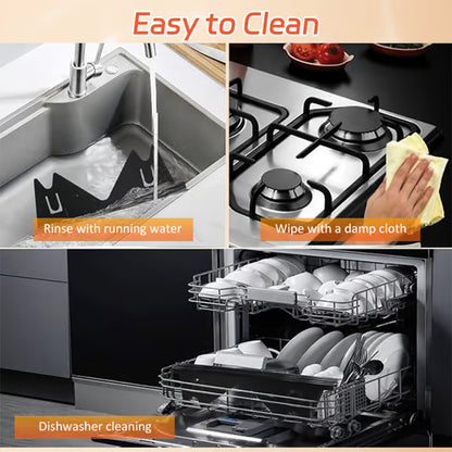Stainless Steel Adjustable Retractable Stove Gap Covers