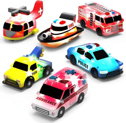 🔥Last Day 49% OFF 🚒 Emergency Cars Light-Up Bath Toys