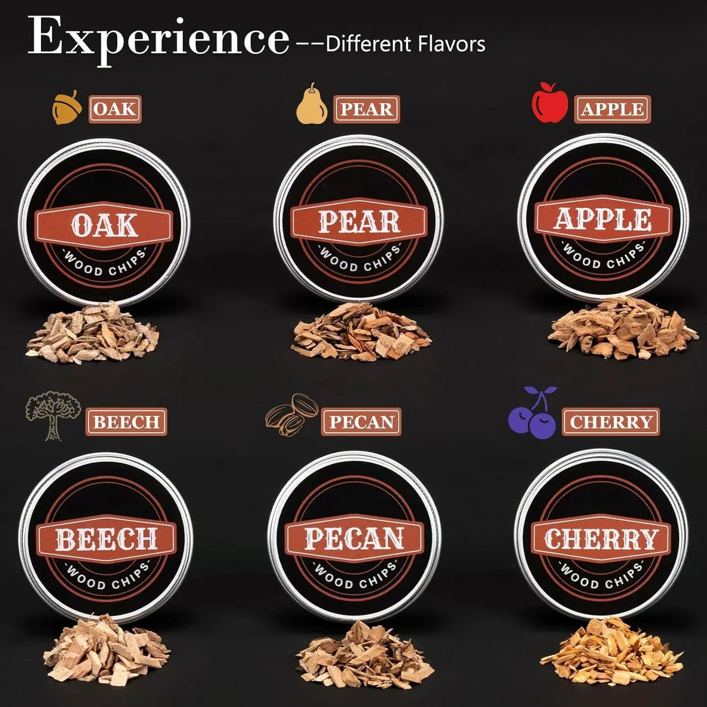 🔥Hot Sale 49% off🌟2025 New Electric Whiskey Smoker Kit with 6 Wood Chips