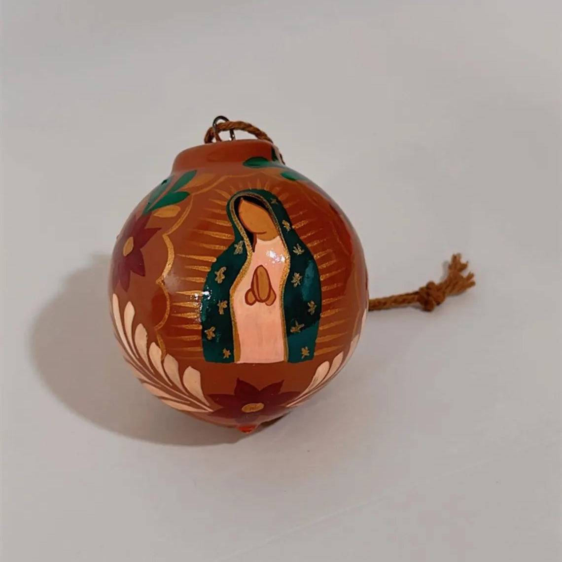 Christmas Hand Painted Virgin Spheres Ornament