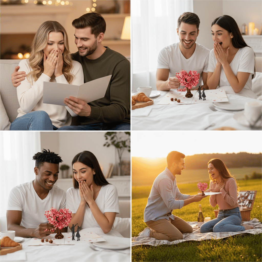 💌Premium 3D Pop-Up Romantic Anniversary & Valentine’s Card