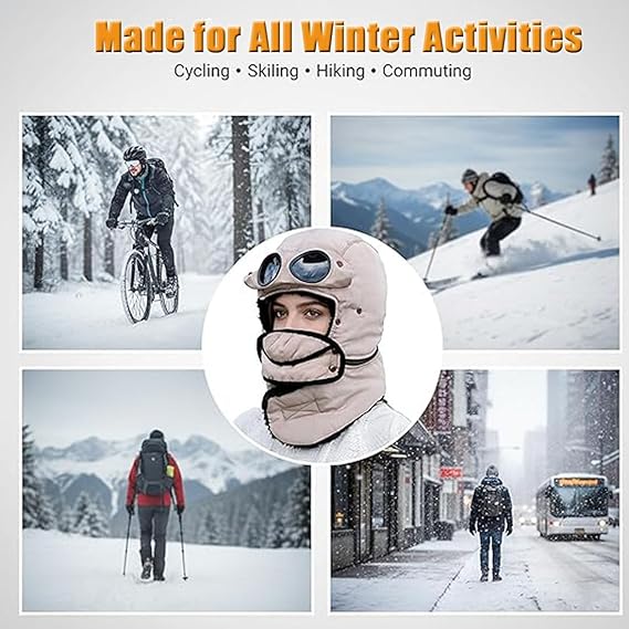 🔥❄️Winter 4 in 1 Windproof Warm Hat Detachable Mask Neckband (Buy 2 Free Shipping)