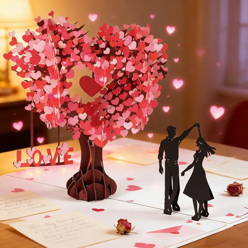 💌Premium 3D Pop-Up Romantic Anniversary & Valentine’s Card