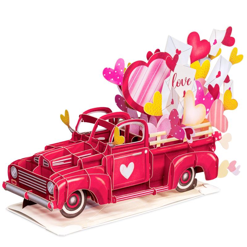 💕Hot sale 49% OFF💖 Valentine’s Day Pop-Up Card – Paper Flower Bouquet Greeting Card 💐