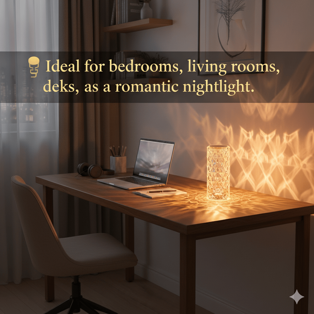 🔥Artificial Crystal Table Lamp(Can Switch 16 Colors)