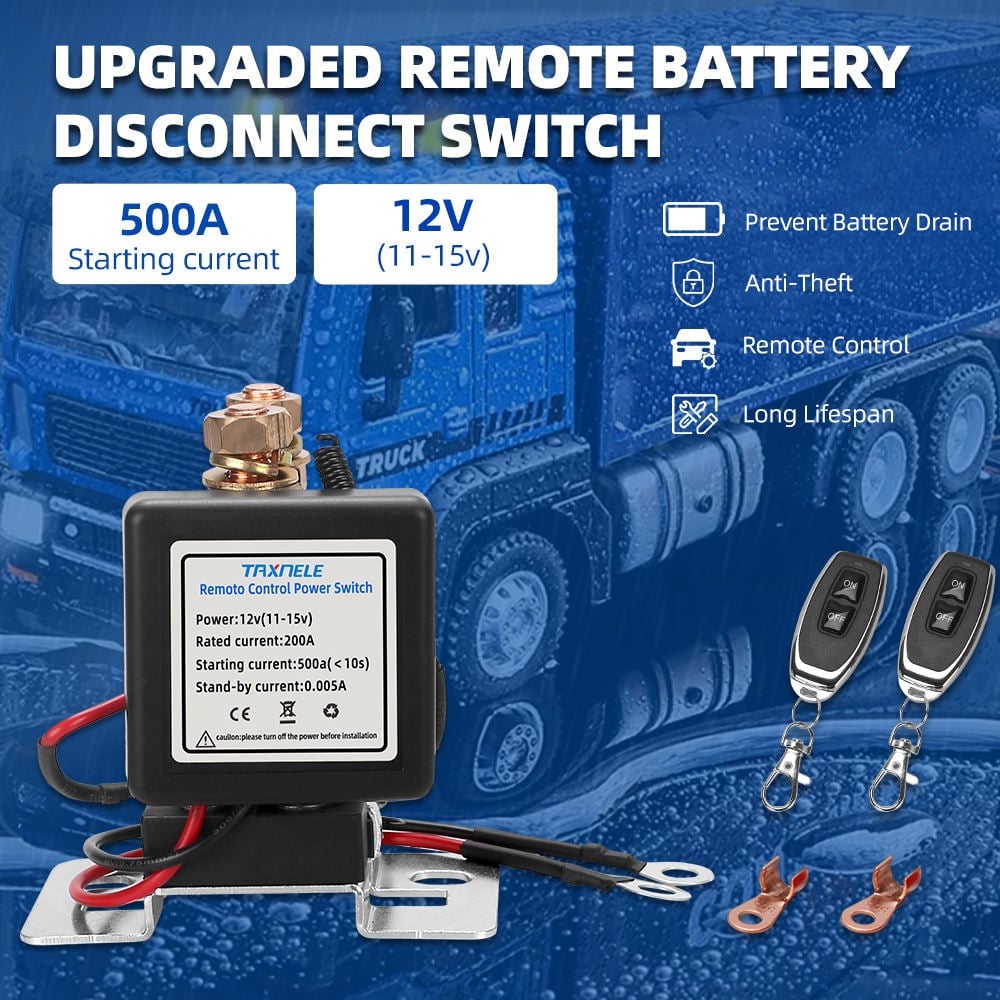 🔥Last Day 56% OFF-WIRELESS REMOTE CONTROL BATTERY RELAY SWITCH 🔌