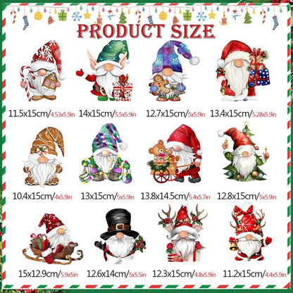 Christmas Themed DIY Magnetic Sticker Refrigerator Decorations
