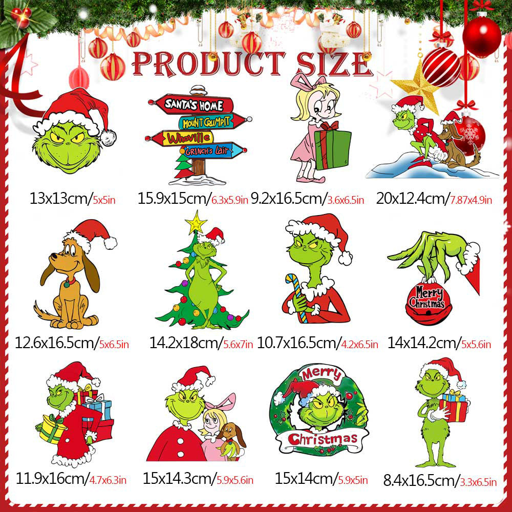 Christmas Themed DIY Magnetic Sticker Refrigerator Decorations