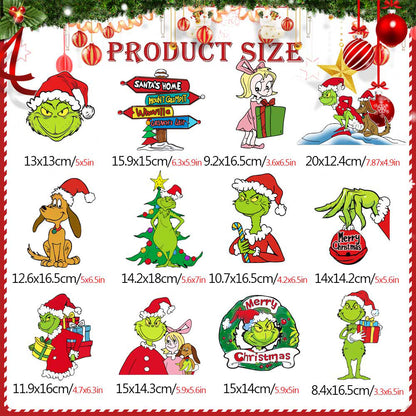 Christmas Themed DIY Magnetic Sticker Refrigerator Decorations