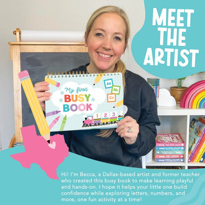 Busy Book for Kids — 14 Learning Activities in One!