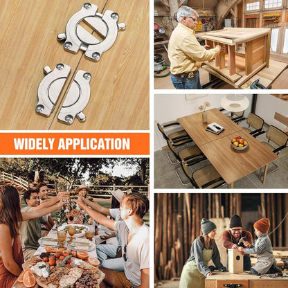 Zinc Alloy Table Panel Connectors For Furniture