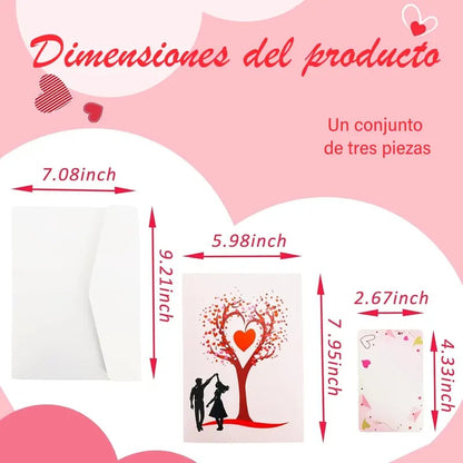 💌Premium 3D Pop-Up Romantic Anniversary & Valentine’s Card