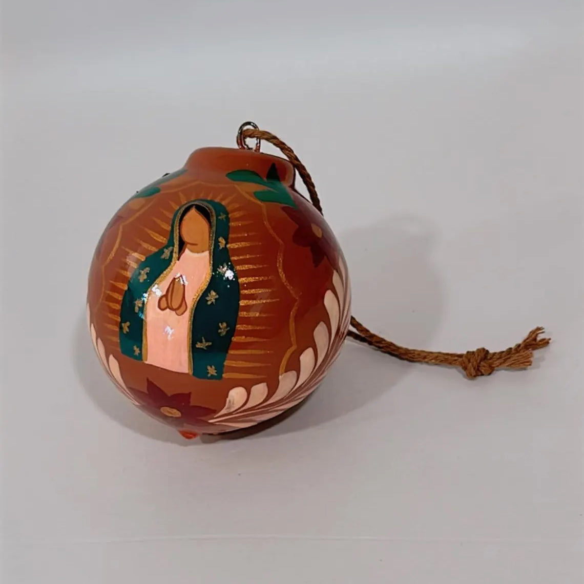 Christmas Hand Painted Virgin Spheres Ornament