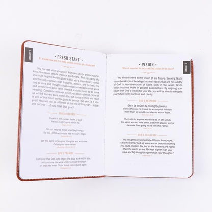 One Minute with God for Men, 365 Days Devotional Journal, Portable Daily Reflections Book