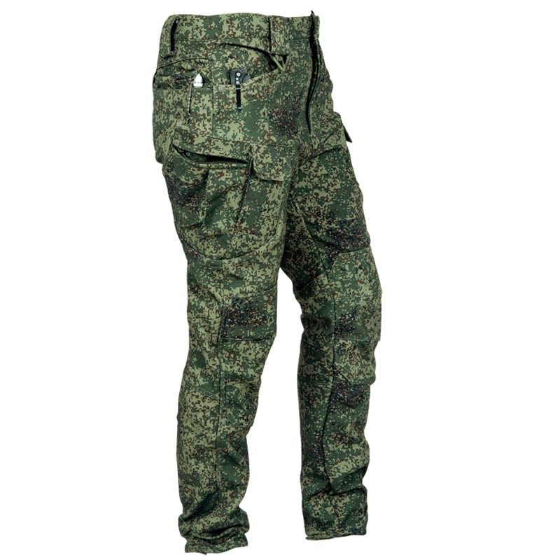 🔥Men’s Fleece-Lined Tactical Outdoor Pants – Windproof & Warm(Belt-Free, Multi-Pocket, Regular Fit)