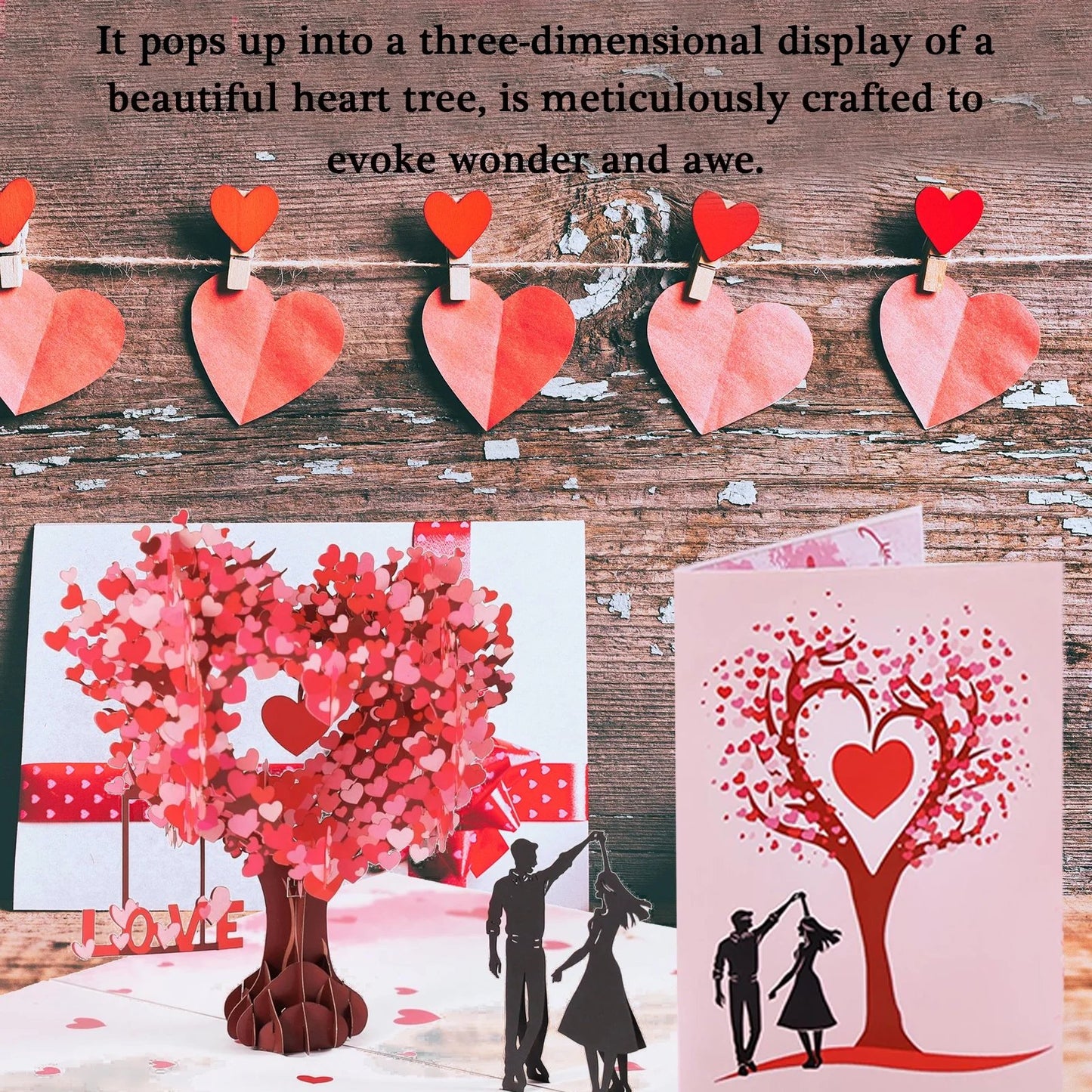 💌Premium 3D Pop-Up Romantic Anniversary & Valentine’s Card