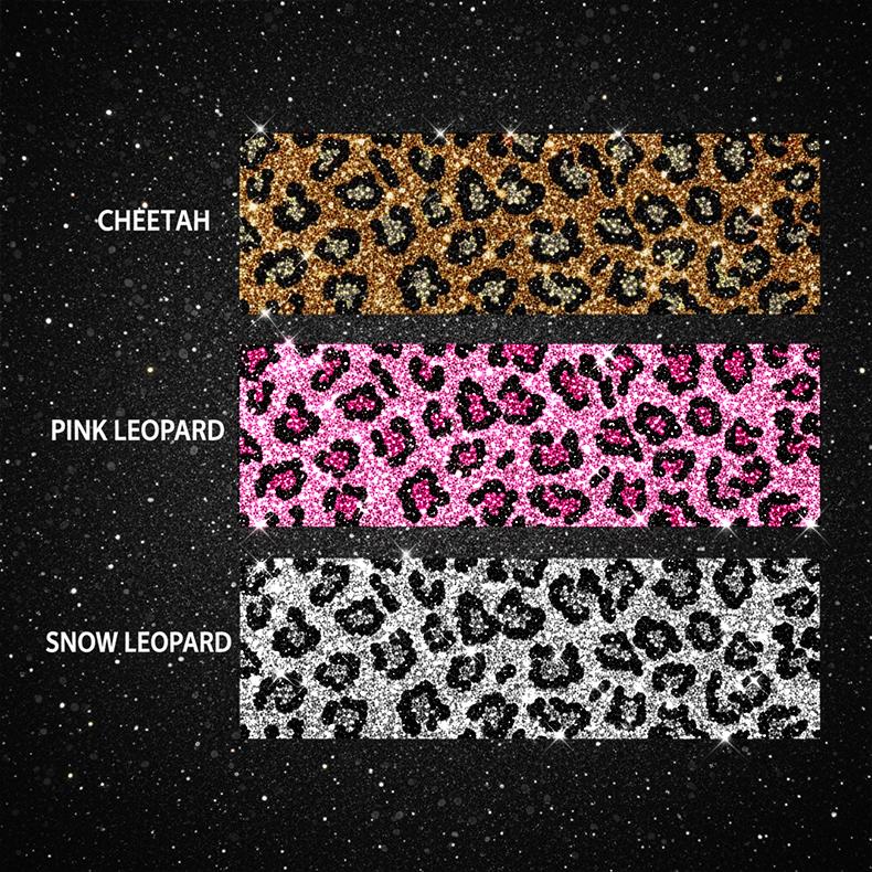 💎⭕Luxury Leopard Bling Rhinestone Steering Wheel Cover