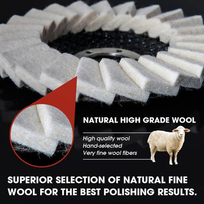 Wool Felt Flap Polishing Disc