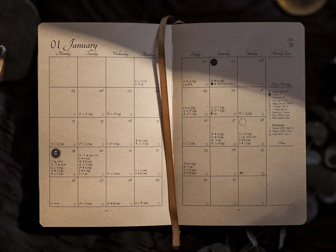 🔥Last Day 49% OFF - 🪐2026 Celestial Journal – Seasonal & Astrological Almanac