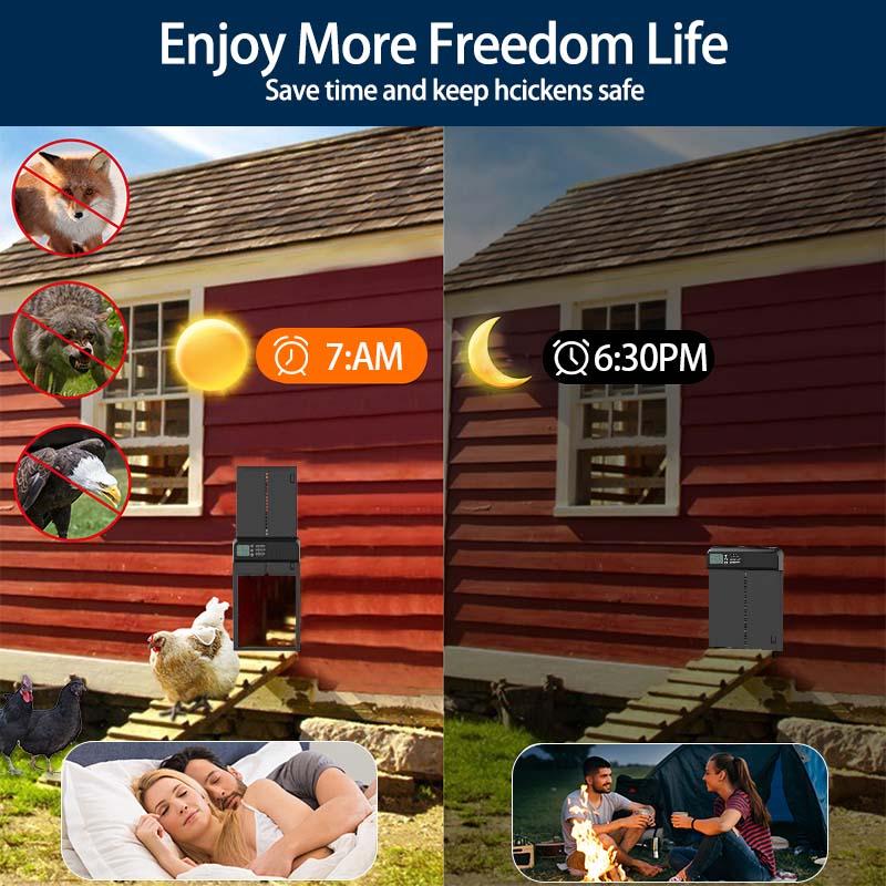 🐔🔒 Automatic Chicken Coop Door