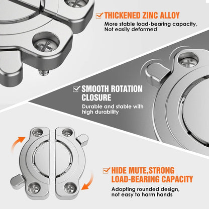 Zinc Alloy Table Panel Connectors For Furniture