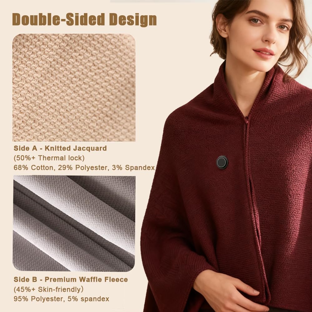 🎅Best Winter Gifts 🔥 Portable Heated Shawl (Buy 2 Free Shipping)