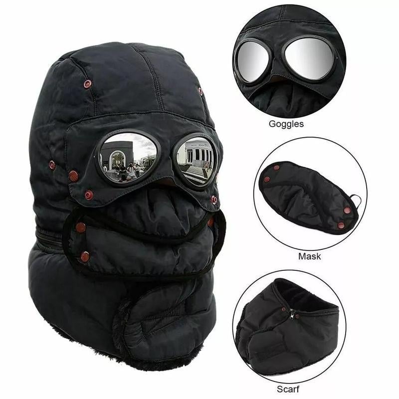 🔥❄️Winter 4 in 1 Windproof Warm Hat Detachable Mask Neckband (Buy 2 Free Shipping)