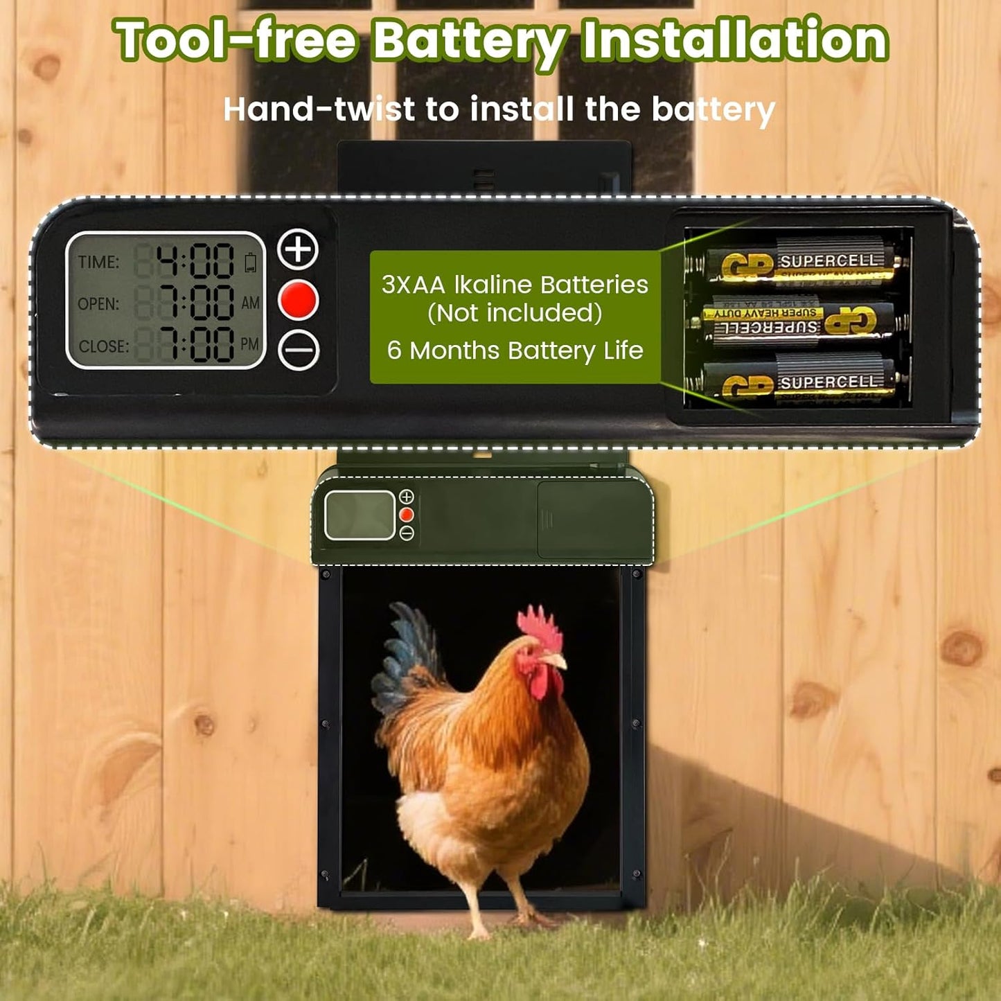 🐔🔒 Automatic Chicken Coop Door