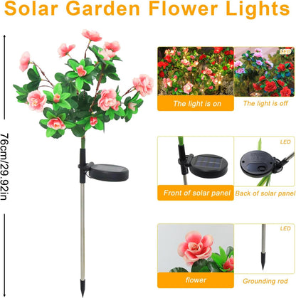 🎁Hot Sale Promotion 49% OFF🔥 Outdoor Waterproof Artificial Azalea Solar Lights