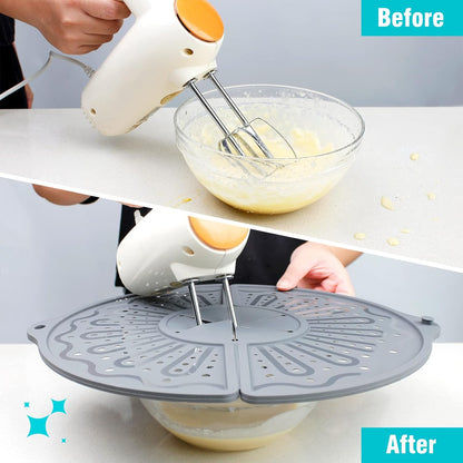 Multi-Use Silicone Splatter Screen For 10, 11 and 12 Inch Frying Pan