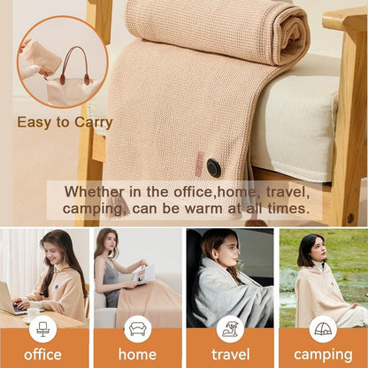 🎅Best Winter Gifts 🔥 Portable Heated Shawl (Buy 2 Free Shipping)