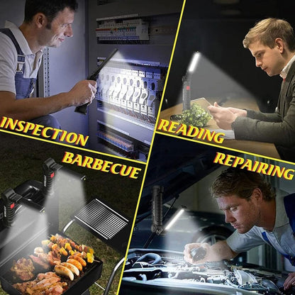 Portable Rechargeable LED Work Lights with Magnetic Base