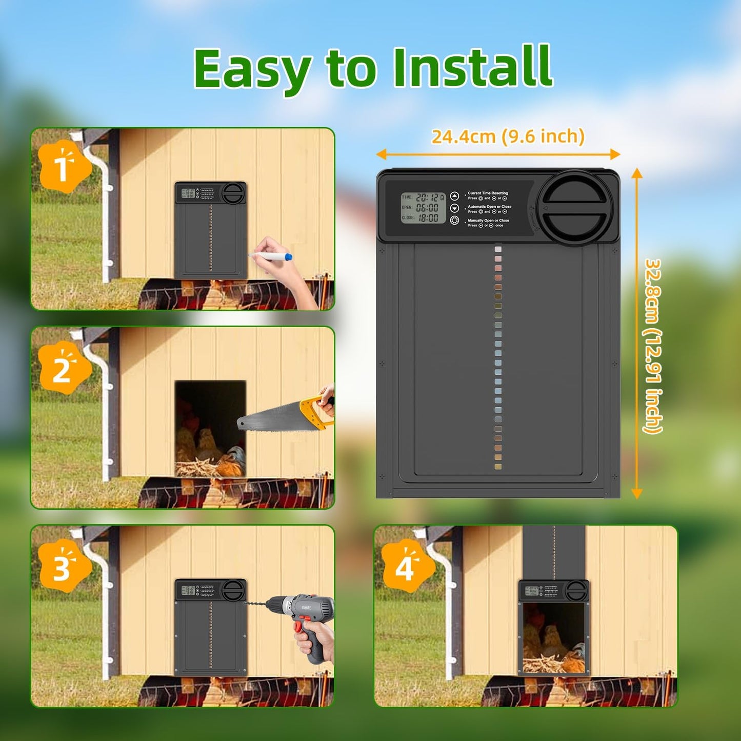 🐔🔒 Automatic Chicken Coop Door