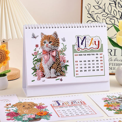 2026 Calendar Desk Calendar DIY Diamond Painting Art