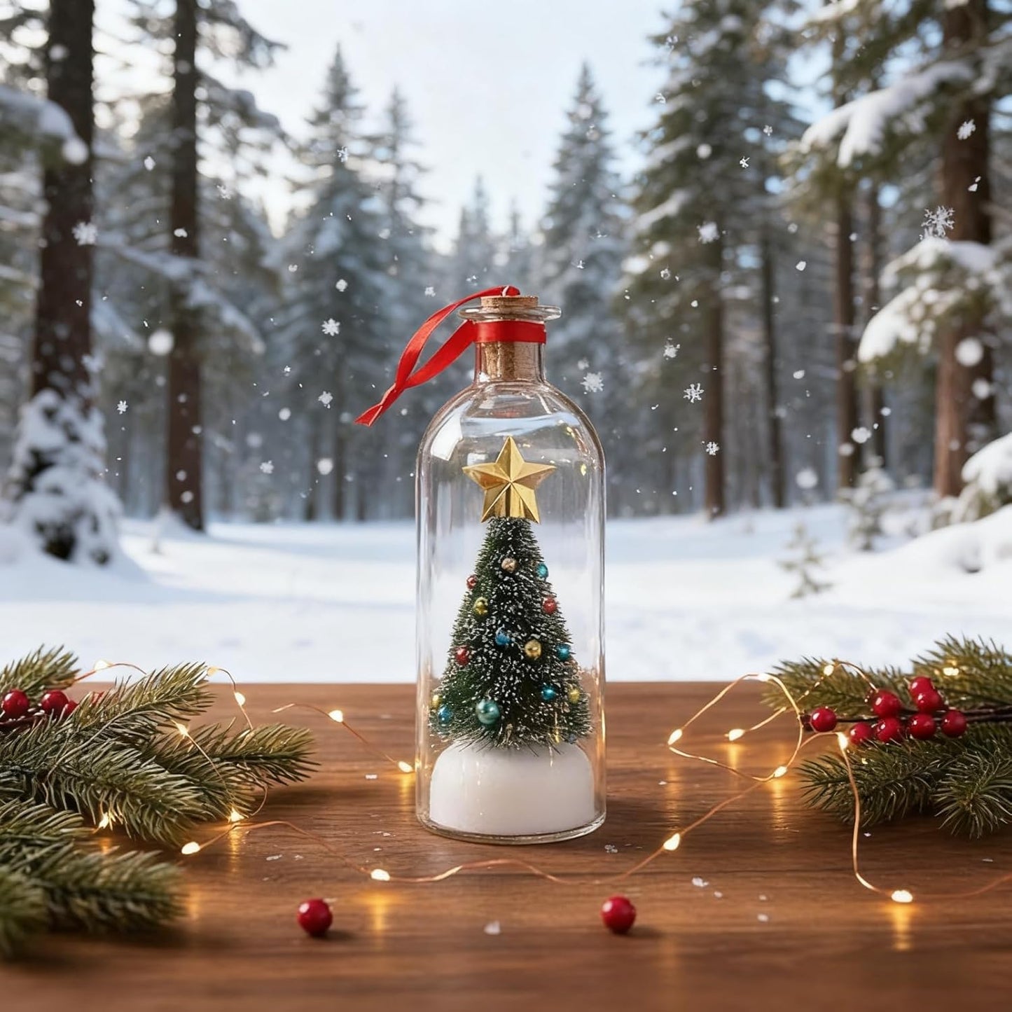 Christmas Tree Message In A Bottle