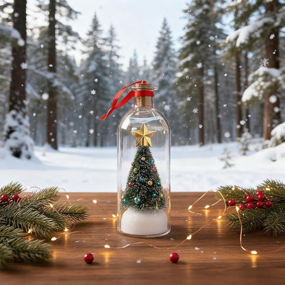 Christmas Tree Message In A Bottle