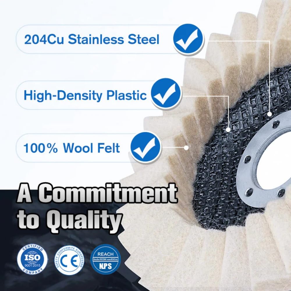 Wool Felt Flap Polishing Disc
