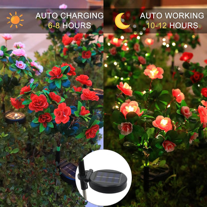 🎁Hot Sale Promotion 49% OFF🔥 Outdoor Waterproof Artificial Azalea Solar Lights