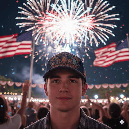 🦅Eagle & Liberty & Cross🎆United States 250th Anniversary Hat🧢