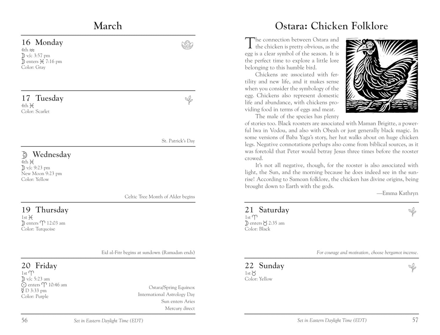 Witches’ Datebook 2026