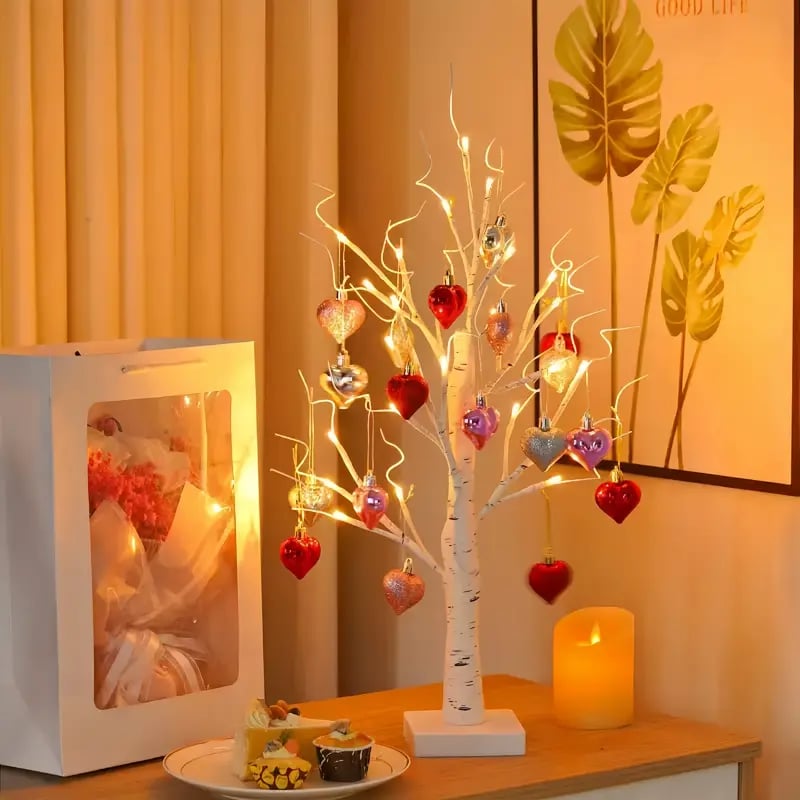🔥Valentine's Day Pre-Sale 49% OFF ❤️Romantic Heart-Shaped Birch Tree Lamp