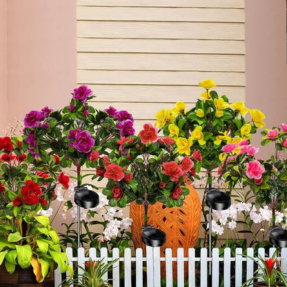 🎁Hot Sale Promotion 49% OFF🔥 Outdoor Waterproof Artificial Azalea Solar Lights