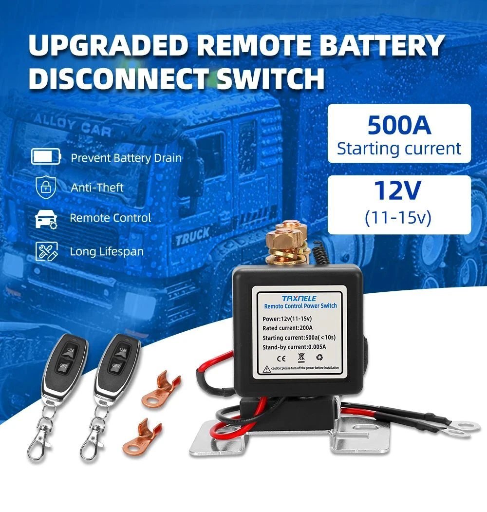 🔥Last Day 56% OFF-WIRELESS REMOTE CONTROL BATTERY RELAY SWITCH 🔌